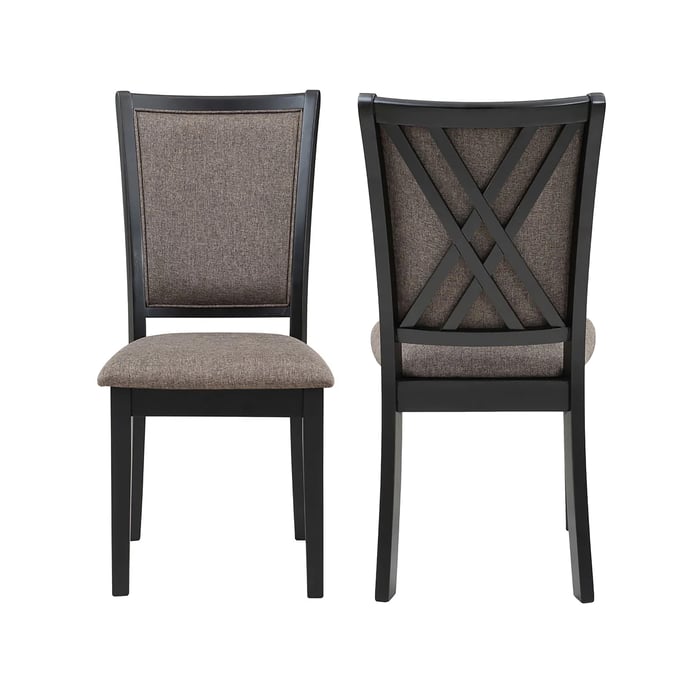 2 New Classic Furniture Potomac Brown Dining Chairs NCF-D4832B-20