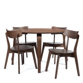 New Classic Furniture Gabby Brown 5pc Dining Room Set