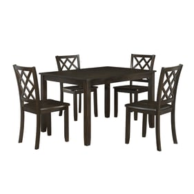 New Classic Furniture Trellis Brown 5pc Dining Room Set