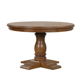 New Classic Furniture Sunset Brown 48 Inch Round Dining Table