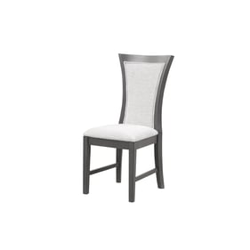 2 New Classic Furniture Flair Gray Dining Chairs