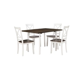 New Classic Furniture Ivy Lane White 5pc Dining Room Set