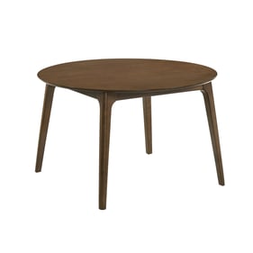 New Classic Furniture Maggie Walnut Round Dining Table