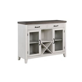 New Classic Furniture Richland White Brown Sideboard