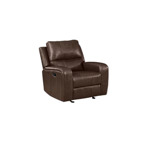 New Classic Furniture Linton Brown Glider Recliner