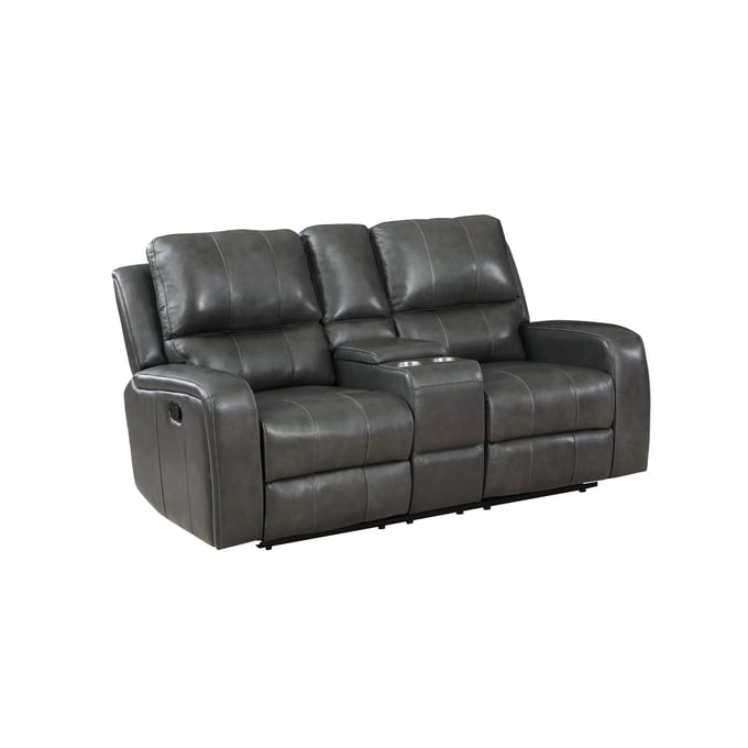 New Classic Furniture Linton Dark Gray Console Loveseat NCF-L1721-25-DGR