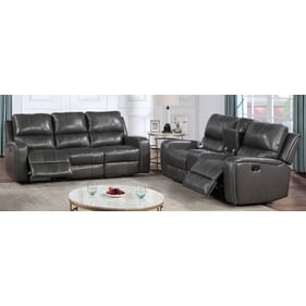 New Classic Furniture Linton Dark Gray 2pc Living Room Set