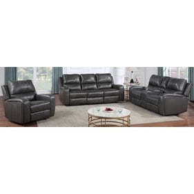 New Classic Furniture Linton Dark Gray 3pc Power Living Room Set