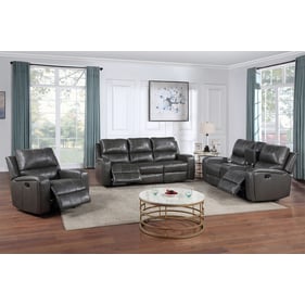 New Classic Furniture Linton Dark Gray 3pc Living Room Set