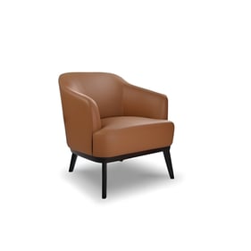 New Classic Furniture Owen Terracotta Leather Club Chair