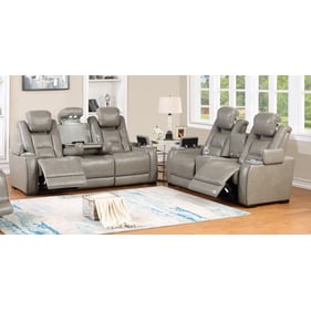 New Classic Furniture Breckenridge Light Gray 2pc Power Living Room Set