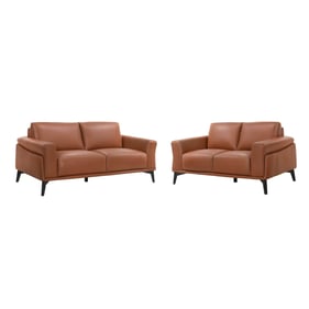 New Classic Furniture Como Terracotta 2pc Living Room Set