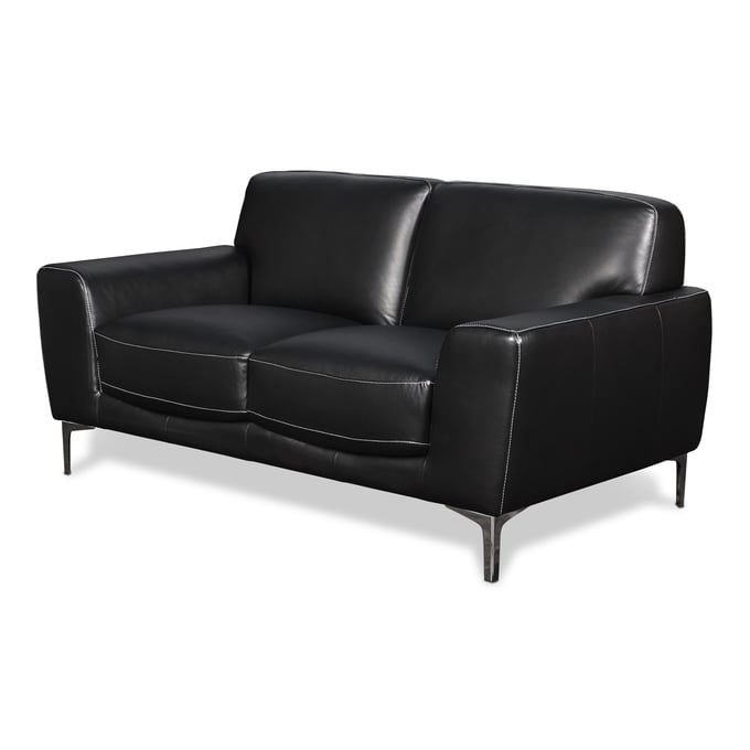 New Classic Furniture Carrara Black Loveseat NCF-L986-20-BLK