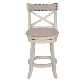 New Classic Furniture York White 24 Inch Counter Stool