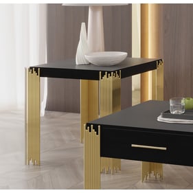 New Classic Furniture Empire Black End Table