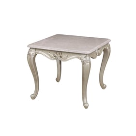 New Classic Furniture Monique White End Table