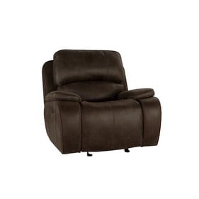 New Classic Furniture Brooking Brown Glider Recliner