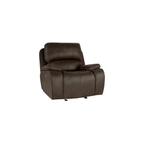 New Classic Furniture Brooking Brown Power Glider Recliner