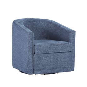 New Classic Furniture Poppy Blue Swivel Chair