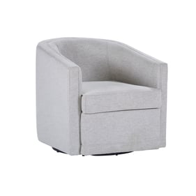 New Classic Furniture Poppy Light Gray Swivel Chair