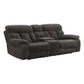 Bravo Console Loveseat W/ Pwr Fr-Charcoal