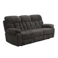 Bravo Sofa W/Dual Recliner-Charcoal