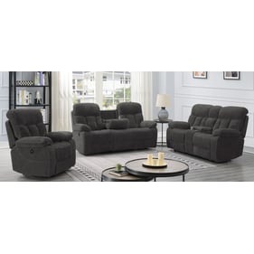 New Classic Furniture Bravo Charcoal 3pc Power Living Room Set with Power F...