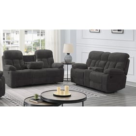 New Classic Furniture Bravo Charcoal 2pc Living Room Set