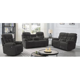 New Classic Furniture Bravo Charcoal 3pc Living Room Set