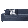 Tristan Laf Loveseat W/ 2 Accent Pillows-Indigo Blue