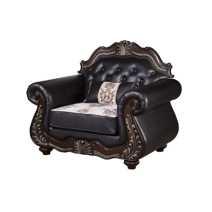 New Classic Furniture Maximus Brown Chair NCF-U1754-10