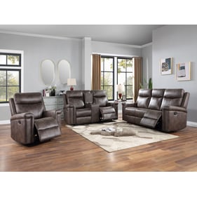 New Classic Furniture Quade Mocha 3pc Living Room Set