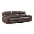 Quade Sofa W/Pwr Fr-Mocha