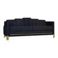 Empire Lighted Sofa-Black