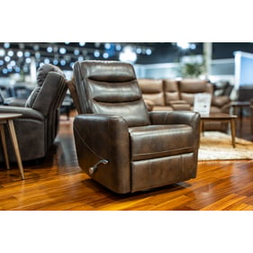 New Classic Furniture Takami Brown Swivel Recliner