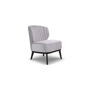 New Classic Furniture Colette Gray Channel Back Accent Chair