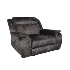 New Classic Furniture Park City Slate Gray Power Glider Recliner