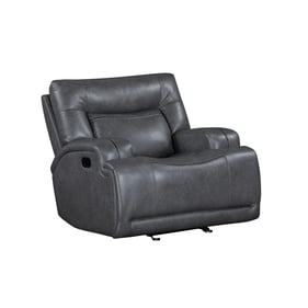 New Classic Furniture Titan Gray Glider Recliner