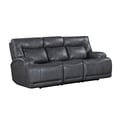 Titan Sofa W/Pwr Hr & Fr-Gray