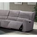 Remsen Raf Loveseat W/One Recliner-Latte