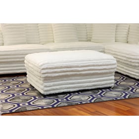 New Classic Furniture Embrace White 41 Inch Ottoman