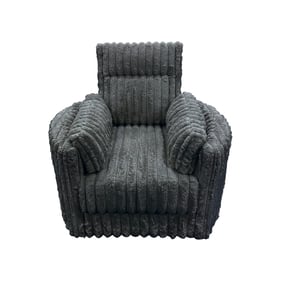 New Classic Furniture Embrace Charcoal Swivel Accent Chair