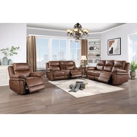 New Classic Furniture Ryland Brown 3pc Power Living Room Set