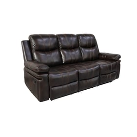 New Classic Furniture Kellen Brown Power Sofa with Drop Down Tray