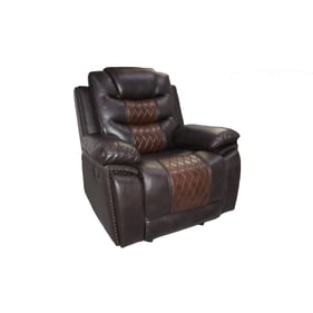 New Classic Furniture Nikko Brown Glider Recliner