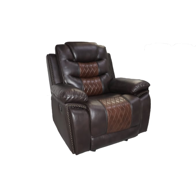 New Classic Furniture Nikko Brown Glider Recliner NCF-U7005-13-BRN