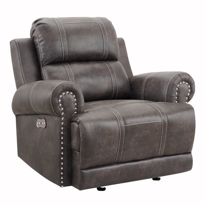 New Classic Furniture Terra Brown Glider Recliner NCF-U7283-13-WNT