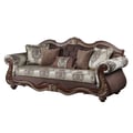 Montecito Sofa Frame, Cushion, Arms, Legs & 5 Pillows