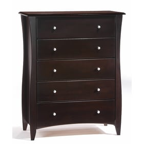 Night and Day Furniture Clove Chocolate 5 Drawer Chest