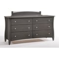 Clove 6 Drawer Dresser in stonewash finish